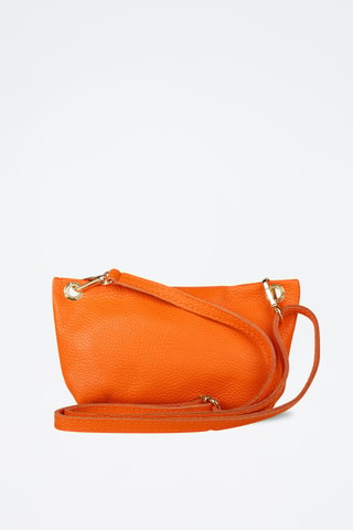 Sac bandoulière en cuir - Orange