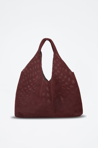 Sac à main en cuir - Bordeaux
