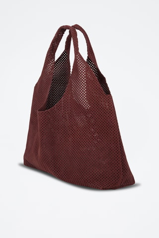 Sac à main en cuir - Bordeaux