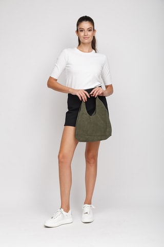 Sac à main en cuir - Vert