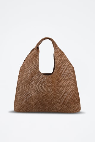 Sac à main en cuir - Taupe
