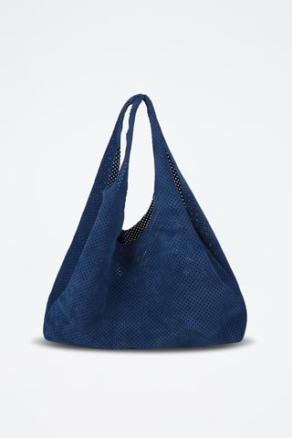 Sac à main en cuir - Bleu
