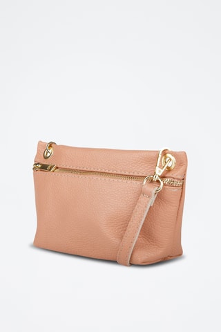 Sac bandoulière en cuir - Rose