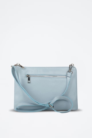 Sac bandoulière en cuir - Bleu