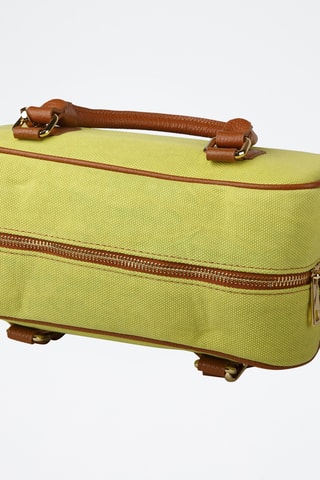 Sac porté épaule en cuir - Vert