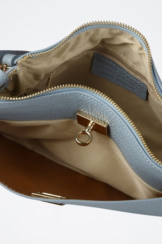 Sac porté épaule en cuir - Vert