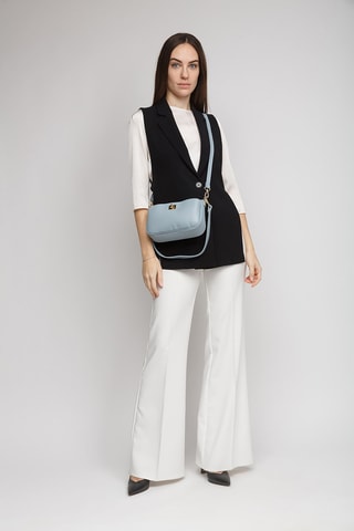 Sac porté épaule en cuir - Vert