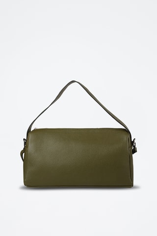 Sac porté épaule en cuir - Vert