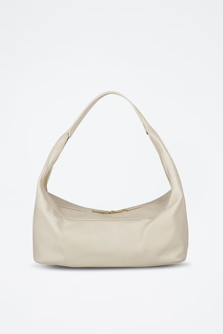 Sac porté épaule en cuir - Beige