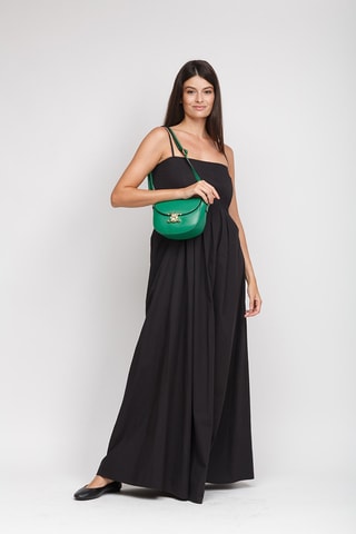 Sac porté épaule en cuir pleine fleur - Vert