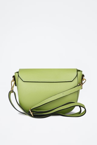 Sac porté épaule en cuir pleine fleur - Vert