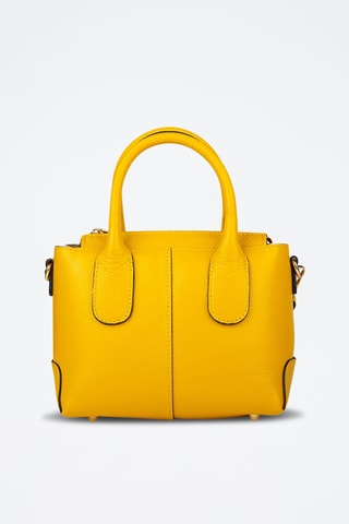 Sac à main en cuir - Jaune