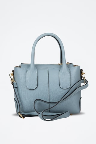 Sac à main en cuir - Bleu