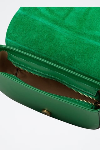 Sac bandoulière en cuir pleine fleur - Vert
