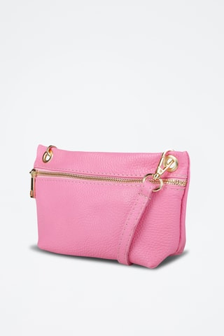 Sac bandoulière en cuir - Rose