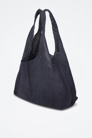Sac à main en cuir - Bleu marine
