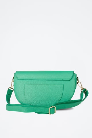 Sac porté épaule en cuir - Vert