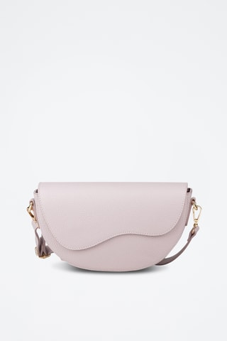 Sac porté épaule en cuir - Violet