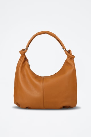 Sac porté épaule en cuir - Marron