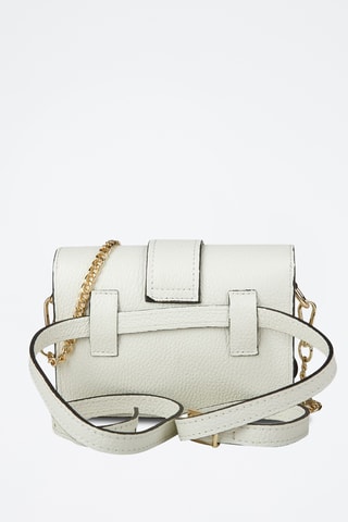 Sac bandoulière en cuir - Beige