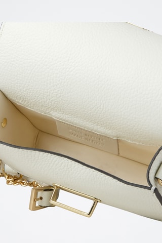 Sac bandoulière en cuir - Beige