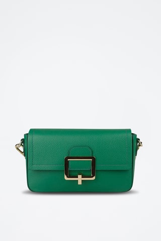 Sac porté épaule en cuir - Vert