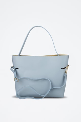 Cabas en cuir - Bleu