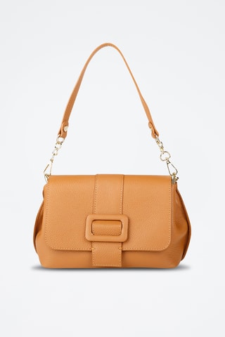 Sac porté épaule en cuir - Marron