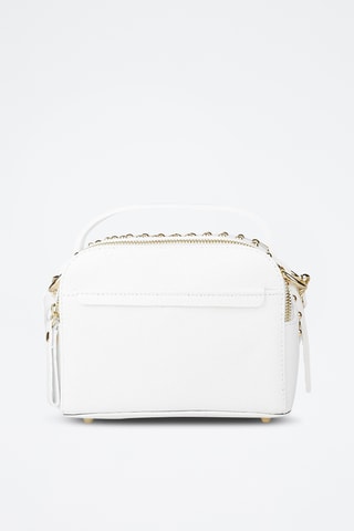 Sac porté épaule en cuir - Blanc