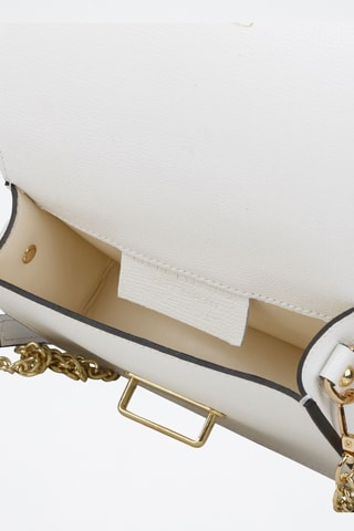Sac bandoulière en cuir - Blanc