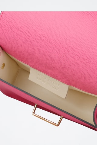 Sac bandoulière en cuir - Fuchsia