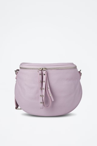Sac porté épaule en cuir - Violet