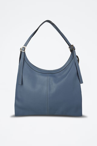 Cabas en cuir - Bleu