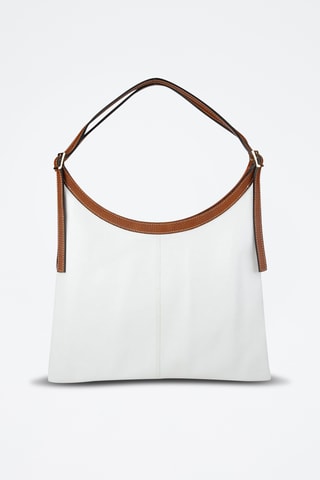 Cabas en cuir - Blanc
