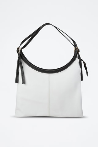 Cabas en cuir - Blanc