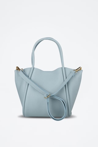 Sac à main en cuir - Bleu