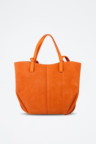 Cabas en cuir - Orange