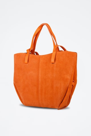 Cabas en cuir - Orange