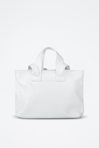 Cabas en cuir - Blanc
