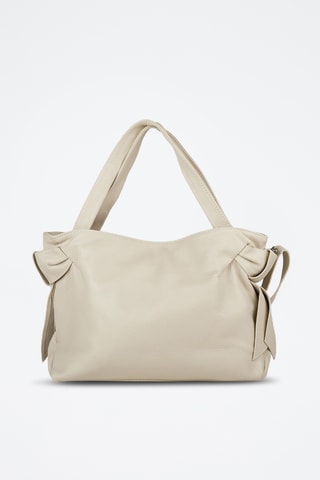 Cabas en cuir - Beige