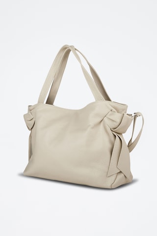 Cabas en cuir - Beige