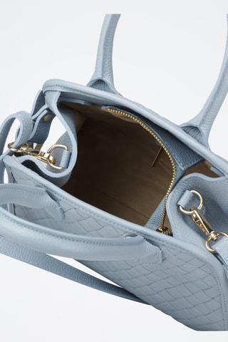 Sac à main en cuir - Bleu