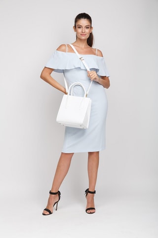 Cabas en cuir - Blanc