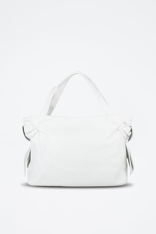 Cabas en cuir - Blanc
