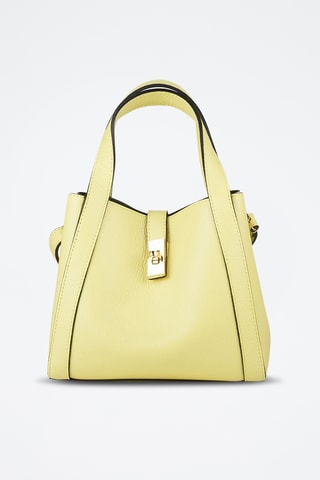 Sac à main en cuir - Jaune