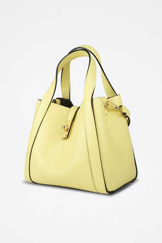 Sac à main en cuir - Jaune