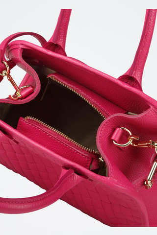 Sac à main en cuir - Fuchsia