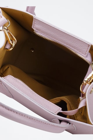 Cabas en cuir - Violet