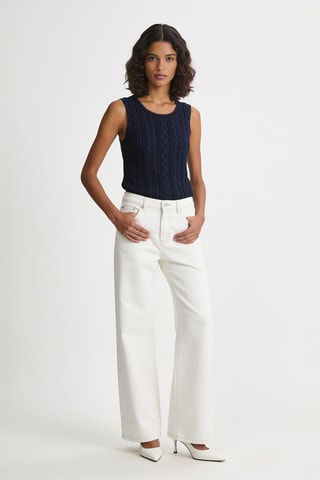 Top - Bleu marine