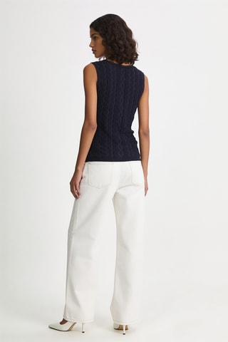 Top - Bleu marine